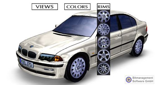 BMW Configurator VRML Example.
