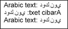 Rasterization for Arabic