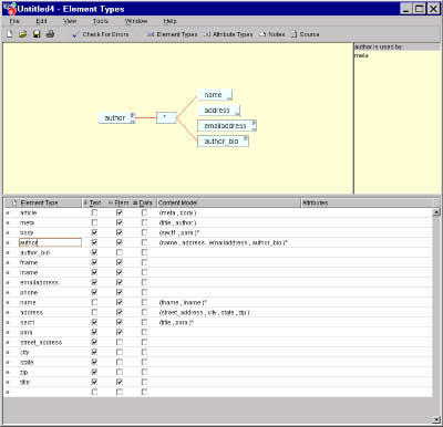 Screen Shot of XML Authority