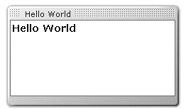 Hello World in the browser